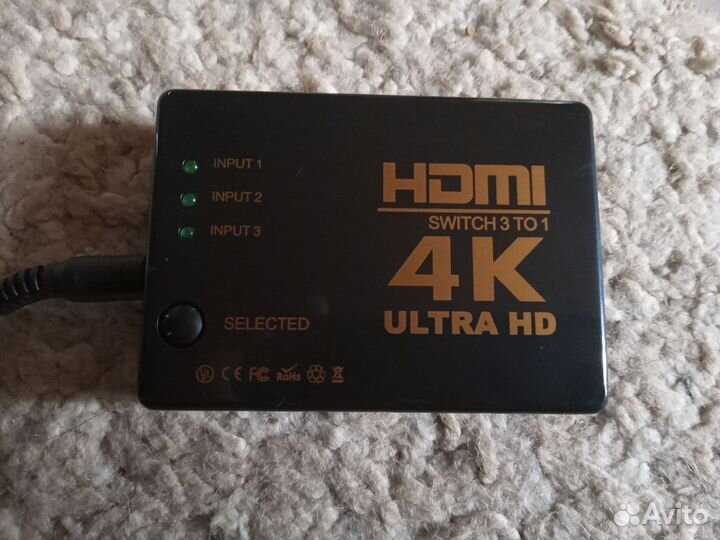 Переходник hdmi 3в 1