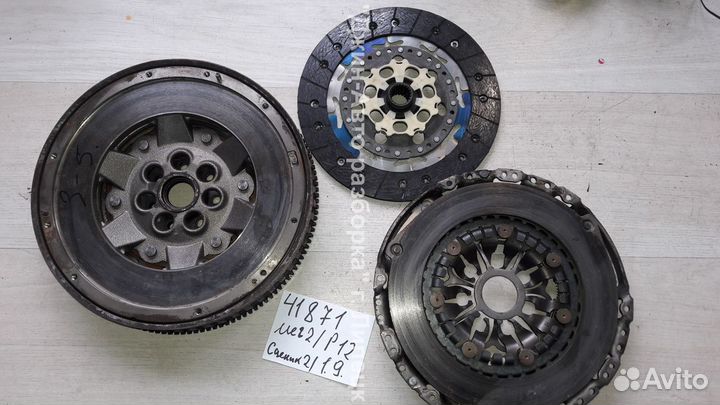 Маховик в сборе 1.9 дизель меган 2 сценик 2