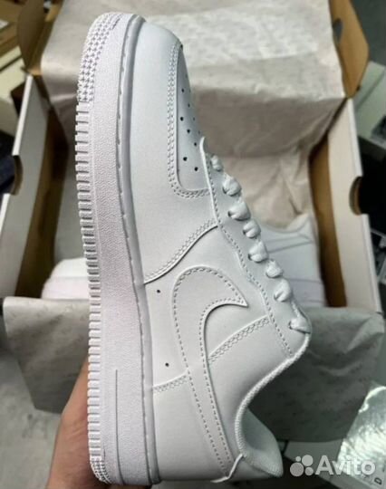 Кроссовки nike air force 1 белые оригинал