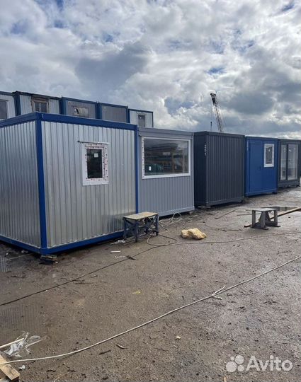 Блок контейнер Пост охраны с комнатой отдыха