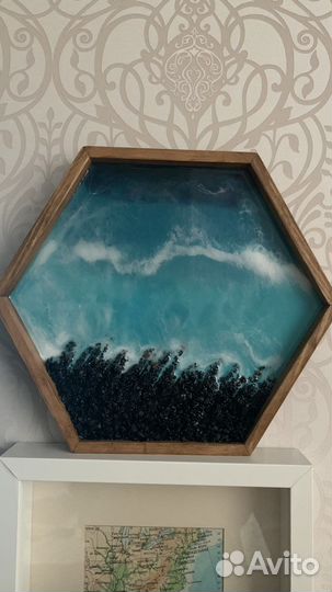 Панно эпоксидная смола