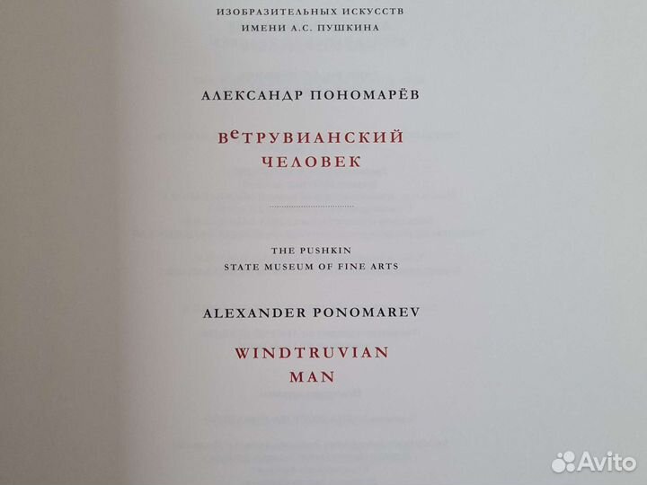 Альбом Ветрувианский человек Пономарев