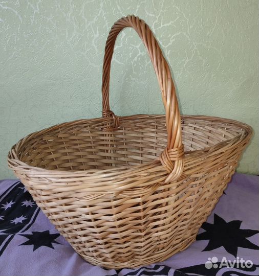 Корзина плетенная СССР