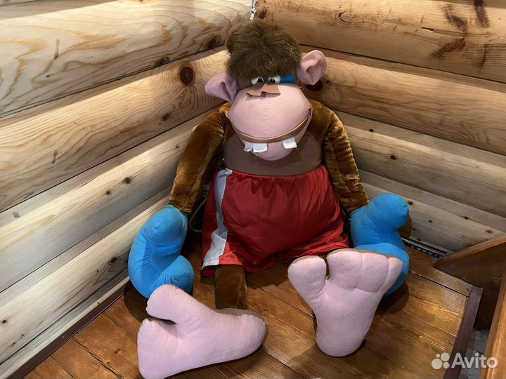 Мягкая игрушка обезьяна боксер 95 см