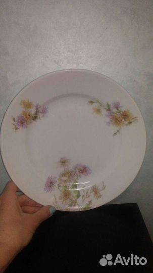 Тарелка 19 век царская Россия антиквариа