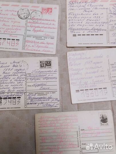 Открытки Зарубин 5 подписанных и других художников