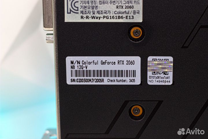 Видеокарта 12GB RTX 2060 Colorful Battle-AX