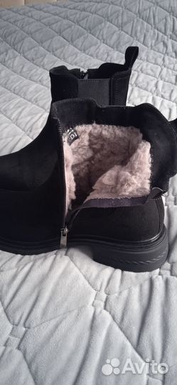 Полусапожки женские зимние 38 размер, новые