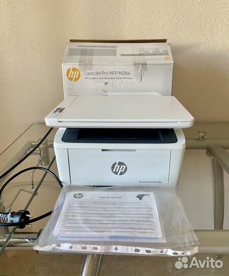Мфу лазерное HP LaserJet Pro MFP M28w