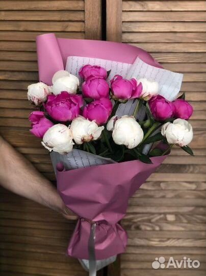 Цветы пионы