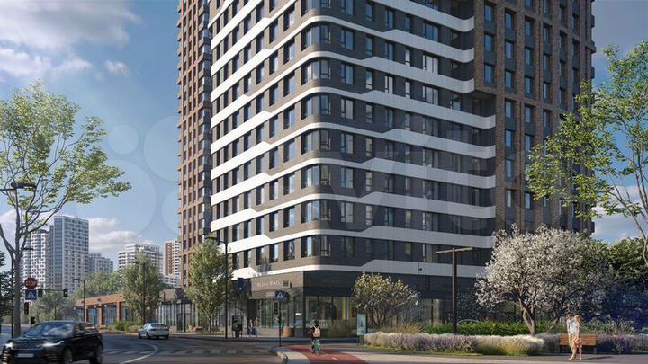 Апартаменты-студия, 41,7 м², 1/11 эт.