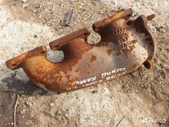 Выпускной коллектор левый v6 3.0 BBJ ASN a6 c5 c6