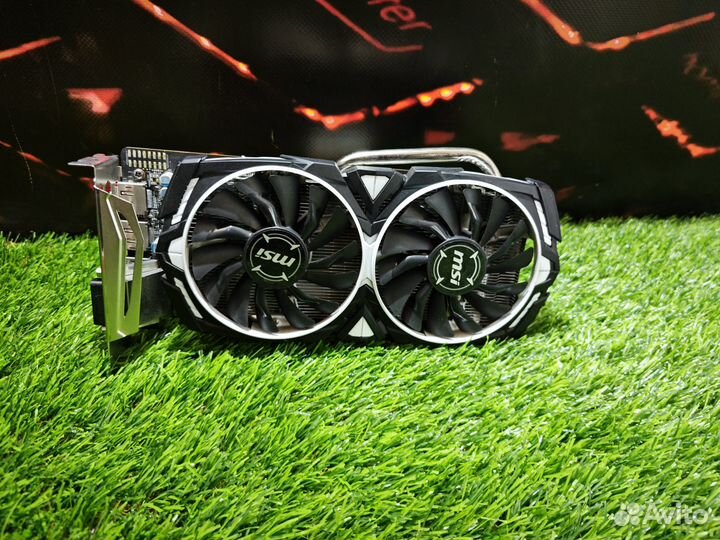 MSI RX570 armor 4Gb OC видеокарта