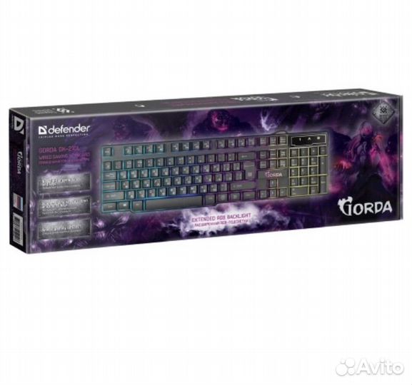 Игровая клавиатура Defender Gorda Gk-210 L