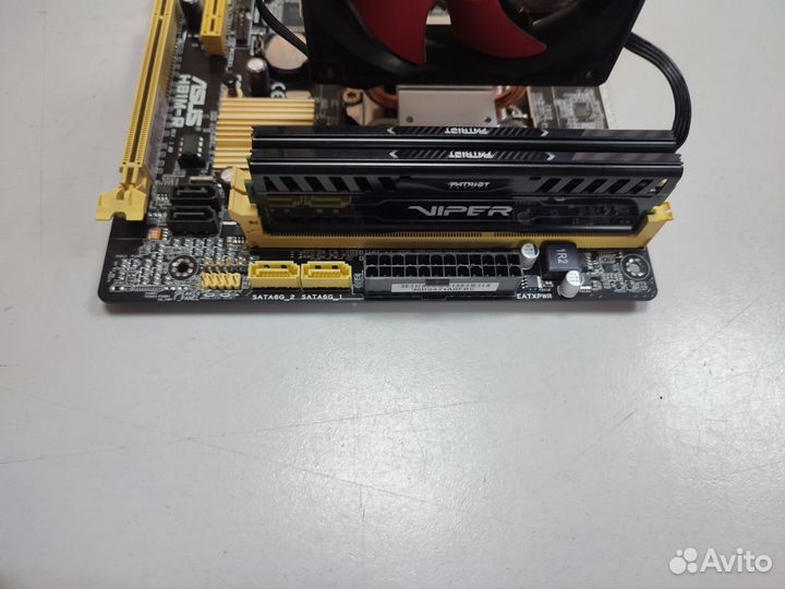 Комплект i5 4570+мп Asus H81M-R+ 16gb ram + кулер