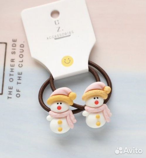 Резинки для волос / новый год