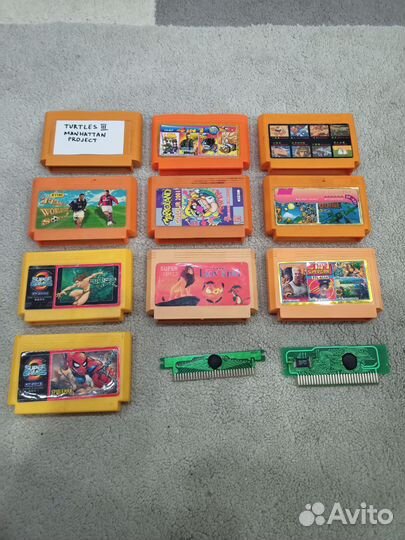 Картриджи для Dendy 8 bit