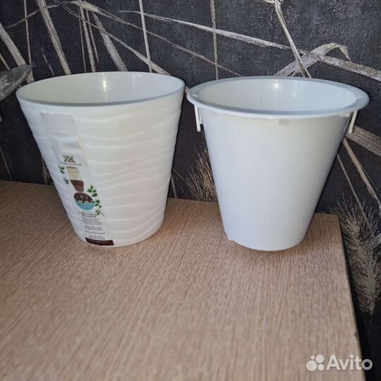 Кашпо с дренажной вставкой