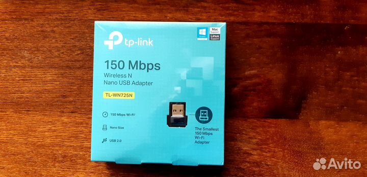 Новый USB Wi-FI адаптер TP-link WN725N