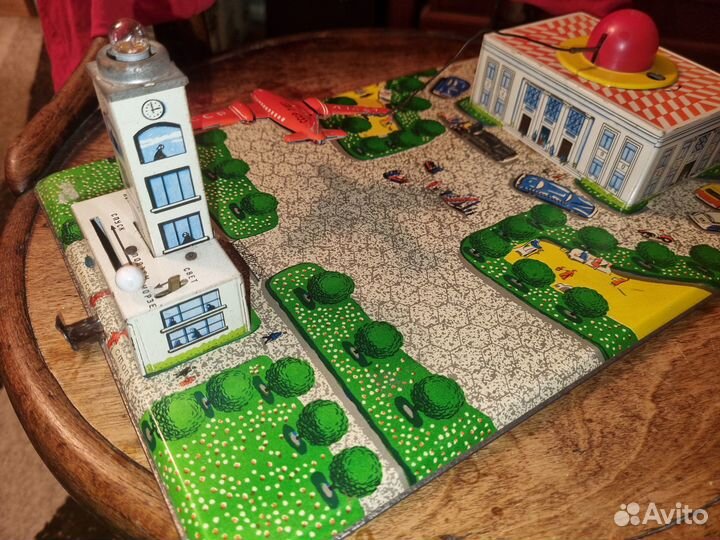 Заводная игрушка СССР Аэропорт