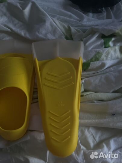 Ласты детские 30-32 желтые