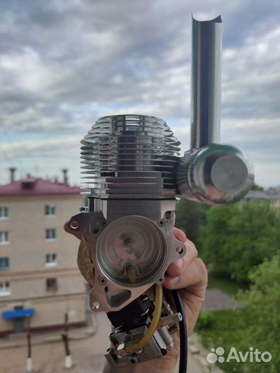 Бензиновый авиамодельный двс Mintor 37. Новый