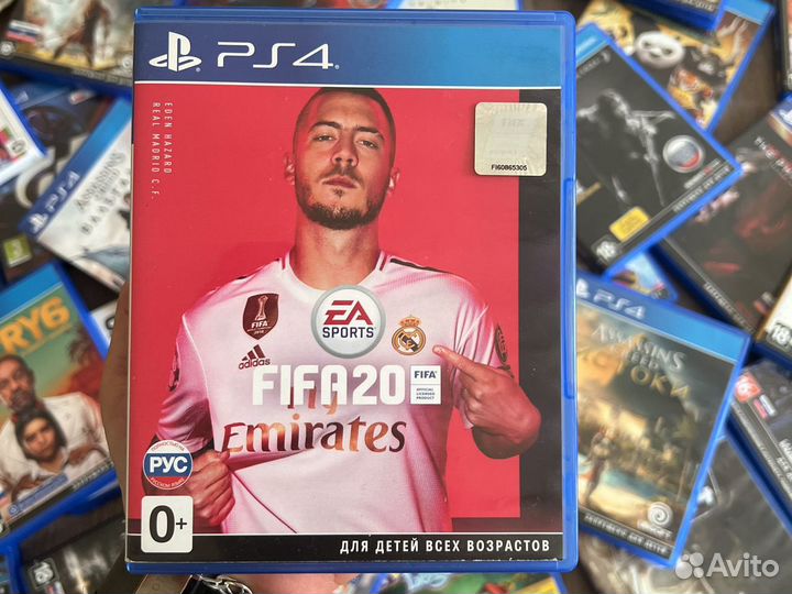 Диск FIFA 20 PS4 русский язык