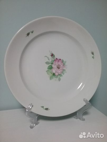 Большое блюдо Дулево 1965