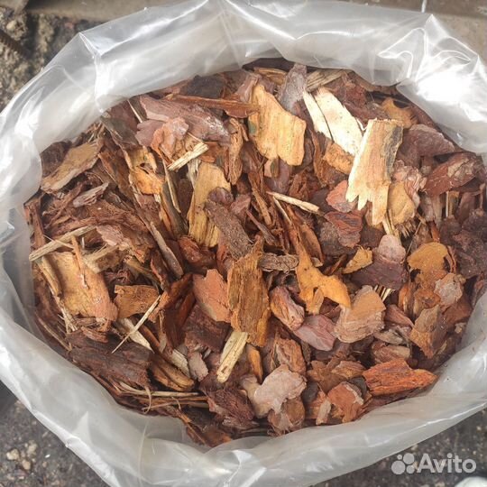 Кора сосны мульча