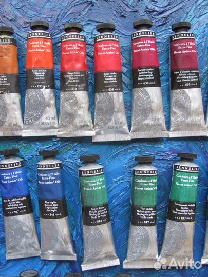 Французские премиальные масляные краски Sennelier