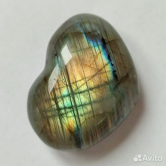 Лабрадорит сердце минерал 45г