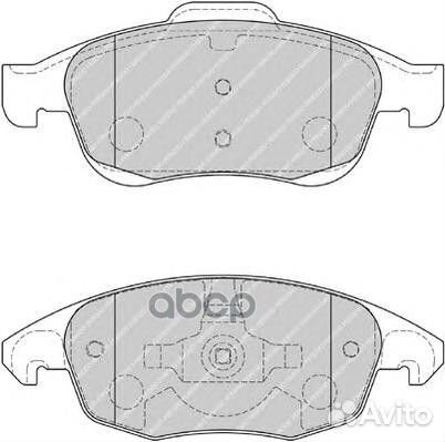FDB1971 Колодки тормозные citroen berlingo 08