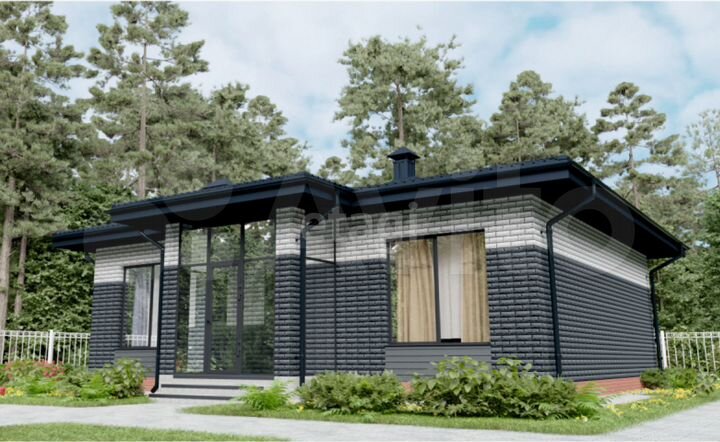 Дом 100 м² на участке 6 сот.