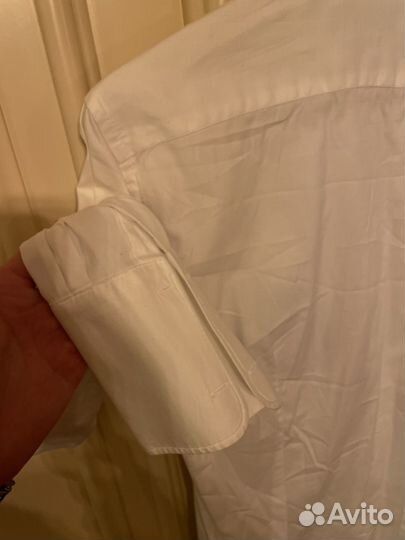 Рубашка белая под запонки Италия Boticelly