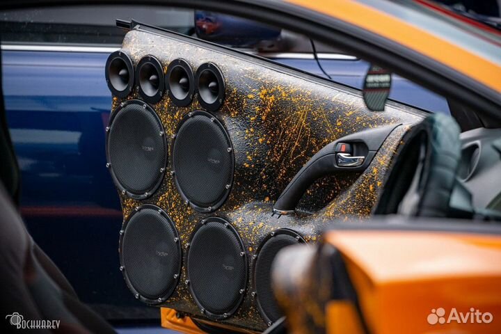 Установка автоакустики / автозвук / Нч / Сч / Саб