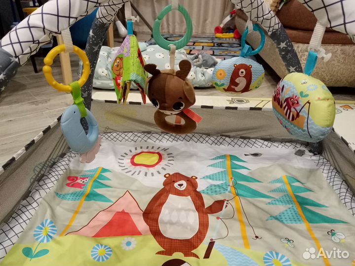 Развивающий коврик с манежем