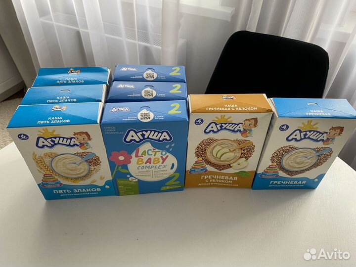 Агуша смесь и каши