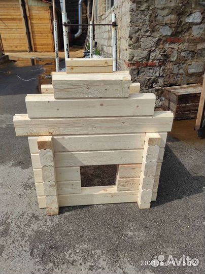 Дом для собаки#сруб#будка#конура