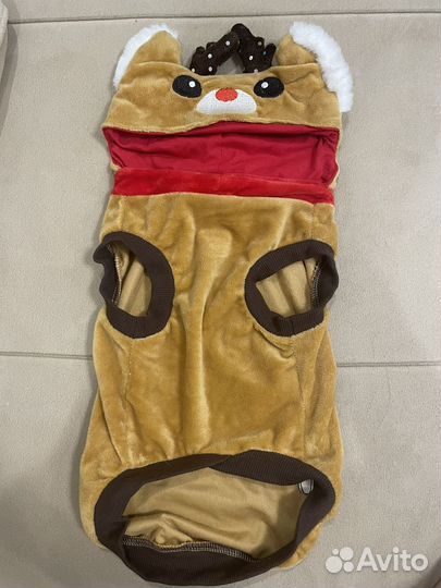 Новогодний наряд для собачки среднего размера