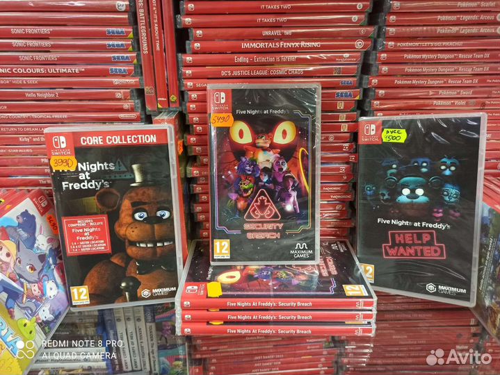 Fnaf Security Breach Nintendo Switch новая русская