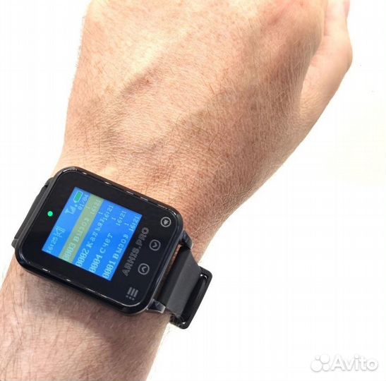 Влагозащищенный пейджер часы для официанта Элит