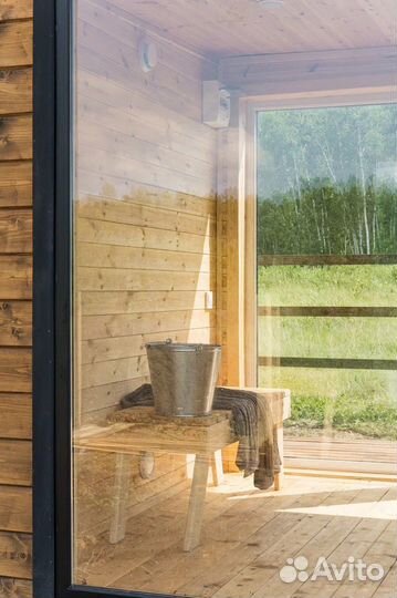 Русская баня на дровах