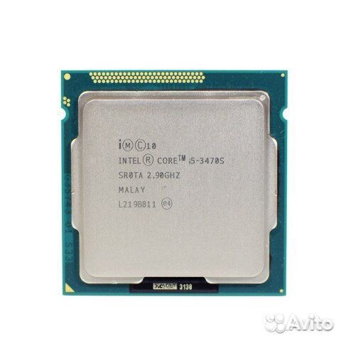 Процессор intel core i5-3470s