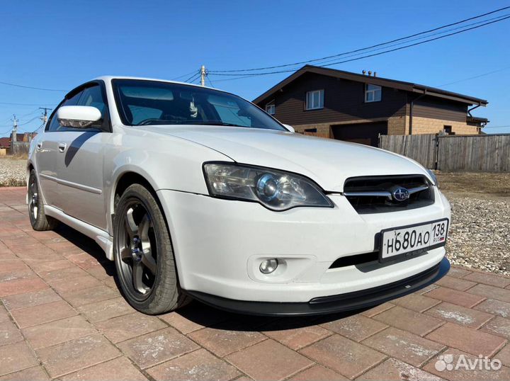 Передний сплиттер, губа Subaru Legacy BL/BP 03-06