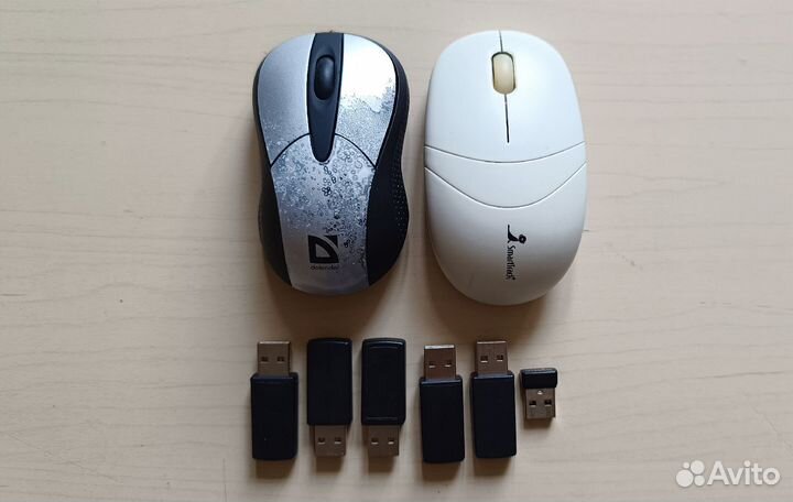 Передатчики и беспроводные мыши Logitech, Defender