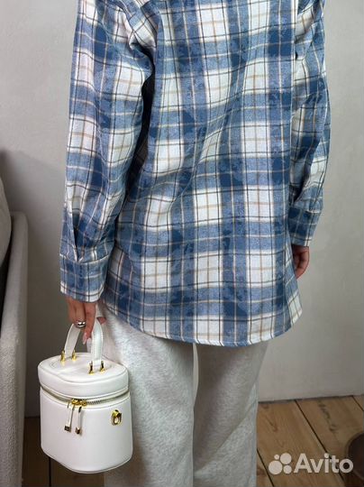 Стильная рубашка в клетку. Корея