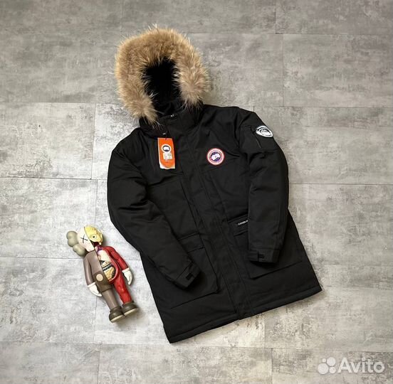 Пуховик Canada Goose с мехом