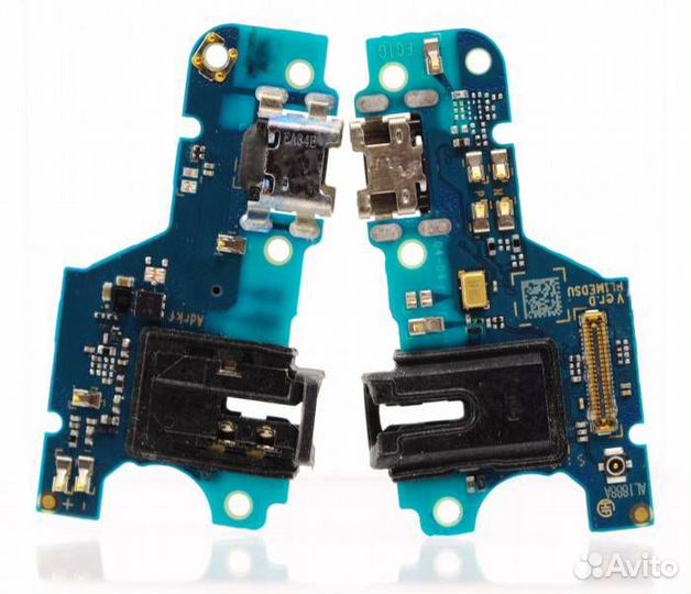 Шлейф Honor 9A/Y6p (плата) + разъем зарядки + разъ