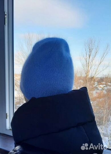 Шапка женская вязаная ручная работа
