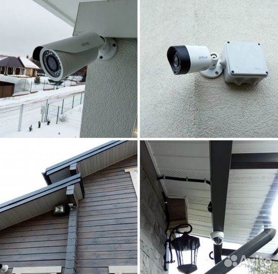 Установка видеонаблюдения с гарантией